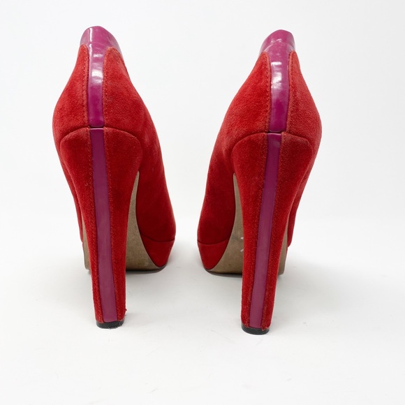 BCBGeneration Jodeci Peep Toe Platform Pumps 9.5 - Picture 4 of 8